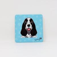 Mulberry Studios Pet Coaster - Dog - Cocker Spaniel Blue