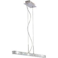 Netlighting Galaxy Pendant Linear 12W LED 6000K Polished ChromeCrystal in Grey