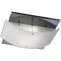 Netlighting Vito Flush Ceiling 2 Light Polished Chrome Mirror in Grey
