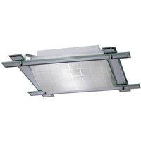 Netlighting Leo Flush Ceiling 3 Light Polished Chrome Mirror in Grey