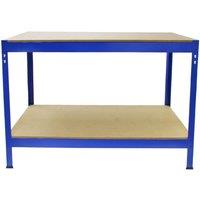 Monstershop 4 x T-Rax 90 x 45 x 180cm Racks & Workbench in Blue | Size: 90 x 45 x 180 cm