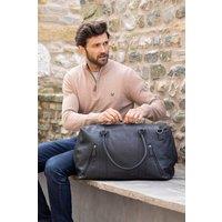 Lakeland Leather 'Discoverer' Large Leather Holdall in Black
