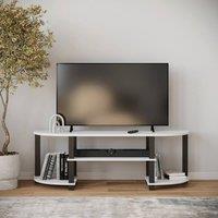 Havendro Wide TV Unit Stand S-Tube Entertainment Centre Storage