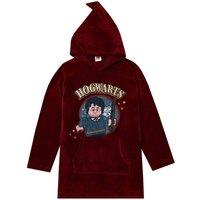 Lego Men's Harry Potter Hogwarts Fleece Lounge Hoodie in Burgundy