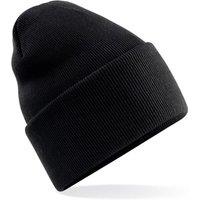 Beechfield Men's Original Turned Up Cuff Beanie in Black