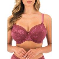 Fantasie Women's Fusion Lace Side Support Bra in Red | Size: 32DD
