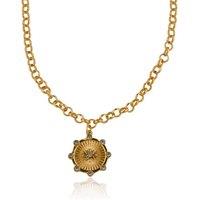 BIG METAL LONDON Women's ETOILE CHARM NECKLACE in Gold | Size: 18 cm