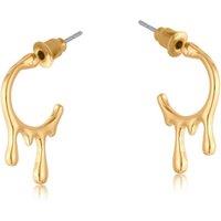 BIG METAL LONDON Women's VIENNA SMALL HOOP EARRINGS in Gold | Size: 2 cm