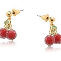 BIG METAL LONDON Women's VLADIMIRA FROSTED BERRIES STUD EARRINGS in Red | Size: 2 cm