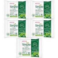 Simple Women's 'Wipes' RegenAgeResist Bio 20pc, 5Pk in White