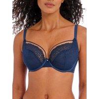 Freya Women's Catwalk Underwired Plunge Bra in Blue | Size: 34F
