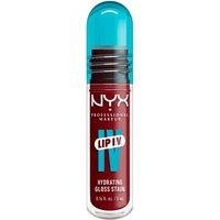 NYX Professional Makeup Women's Lip IV Hydrating Gloss Stain, Lip Gloss 5ml in Cranberry Splash