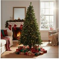 Living and Home Artificial Christmas Tree with Metal Stand in Green | Size: Small