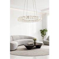 Groundlevel Sparkling Halo Ceiling pendant light in Silver