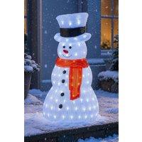 Neo Large Festive Christmas 70cm Acrylic Light Up Snowman Outdoor in Cool White