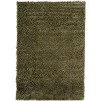 Kukoon Dark Green Super Soft Shaggy Area Rug in Dark Olive | Size: 240 cm x 330 cm