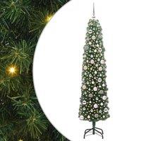 Berkfield Home Artificial Christmas Tree with 300 LEDs with Stand Green 180 cm