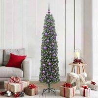 Berkfield Home Artificial Christmas Tree with 300 LEDs with Stand Green 180 cm
