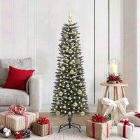 Berkfield Home Artificial Christmas Tree with 150 LEDs Green 43 x 43 x 150 cm