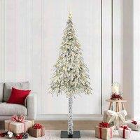 Berkfield Home Christmas Tree with 300 LEDs White 210 cm PE & Steel