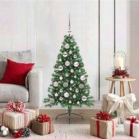 Berkfield Home Artificial Pre-lit Christmas Tree Green 120 cm PVC