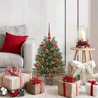 Berkfield Home Artificial Christmas Tree with 150 LEDs Green 75 cm PE & PVC