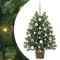 Berkfield Home Artificial Christmas Tree with 150 LEDs Green 75 cm PE & PVC