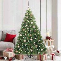 Berkfield Home Artificial Christmas Tree with 300 LEDs Green 180 cm PE & PVC