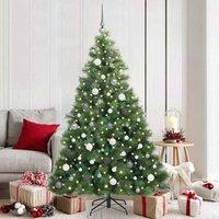Berkfield Home Artificial Christmas Tree with 300 LEDs Green 180 cm PE & PVC