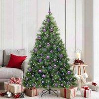Berkfield Home Artificial Christmas Tree with 300 LEDs Green 180 cm PE & PVC