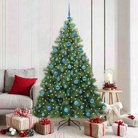 Berkfield Home Artificial Christmas Tree with 300 LEDs Green 180 cm PE & PVC