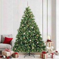 Berkfield Home Artificial Christmas Tree with 300 LEDs Green 240 cm PE & PVC