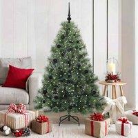 Berkfield Home Artificial Christmas Tree with 150 LEDs Green 150 cm PE & PVC