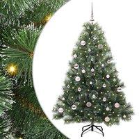 Berkfield Home Artificial Christmas Tree with 150 LEDs Green 150 cm PE & PVC