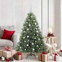 Berkfield Home Artificial Christmas Tree with 150 LEDs Green 150 cm PE & PVC