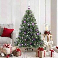Berkfield Home Artificial Christmas Tree with 150 LEDs Green 150 cm PE & PVC