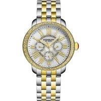 STHRLING Original Women's Sonata 38mm Quartz Watch - MOP Dial, Crystal Bezel, Steel Bracelet