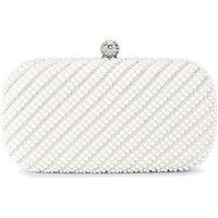 Carvela Women's 'Cecilia Hard Clutch' Bag in White