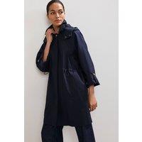 Phase Eight Women's Broddie Hooded Coat in Dark Navy | Size: 12