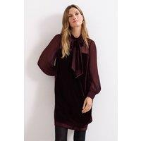 Phase Eight Women's Vinnie Velvet Dress in Wine | Size: 22