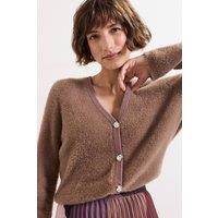 Phase Eight Women's Mindy Cardigan in Chocolate | Size: Large