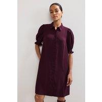 Phase Eight Women's Candice Scallop Dress in Wine | Size: 26