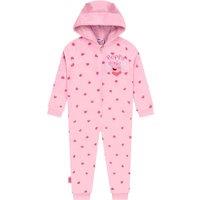 Peppa Pig Girl's Heart Pattern Fleece Onesie With 3D Ears in Pink | Size: 2-3 Years