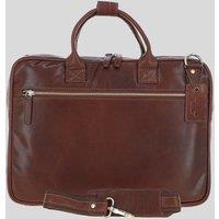 Ashwood Leather Men's Classic Leather Laptop Bag in Tan