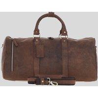 Ashwood Leather Men's Classic Leather Weekend Bag in Brown