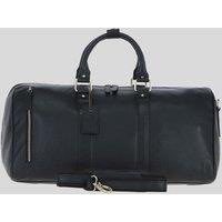 Ashwood Leather Men's Classic Leather Weekend Bag in Black