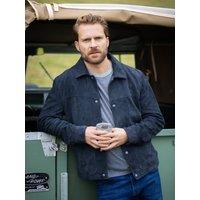 Lakeland Leather Men's 'Seaton' Suede Jacket in Blue | Size: 40