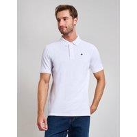 Beverly Hills Polo Club Men's GARMENT DYED MODERN SLIM FIT POLO SHIRT GHOST in White | Size: Large