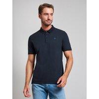 Beverly Hills Polo Club Men's GARMENT DYED MODERN SLIM FIT POLO SHIRT in Blue | Size: 2XL