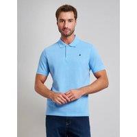 Beverly Hills Polo Club Men's MODERN SLIM FIT POLO SHIRT BREEZE in Blue | Size: 2XL